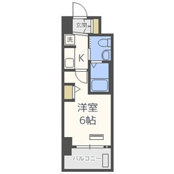 エステムコート難波Ⅳアトリの物件間取画像